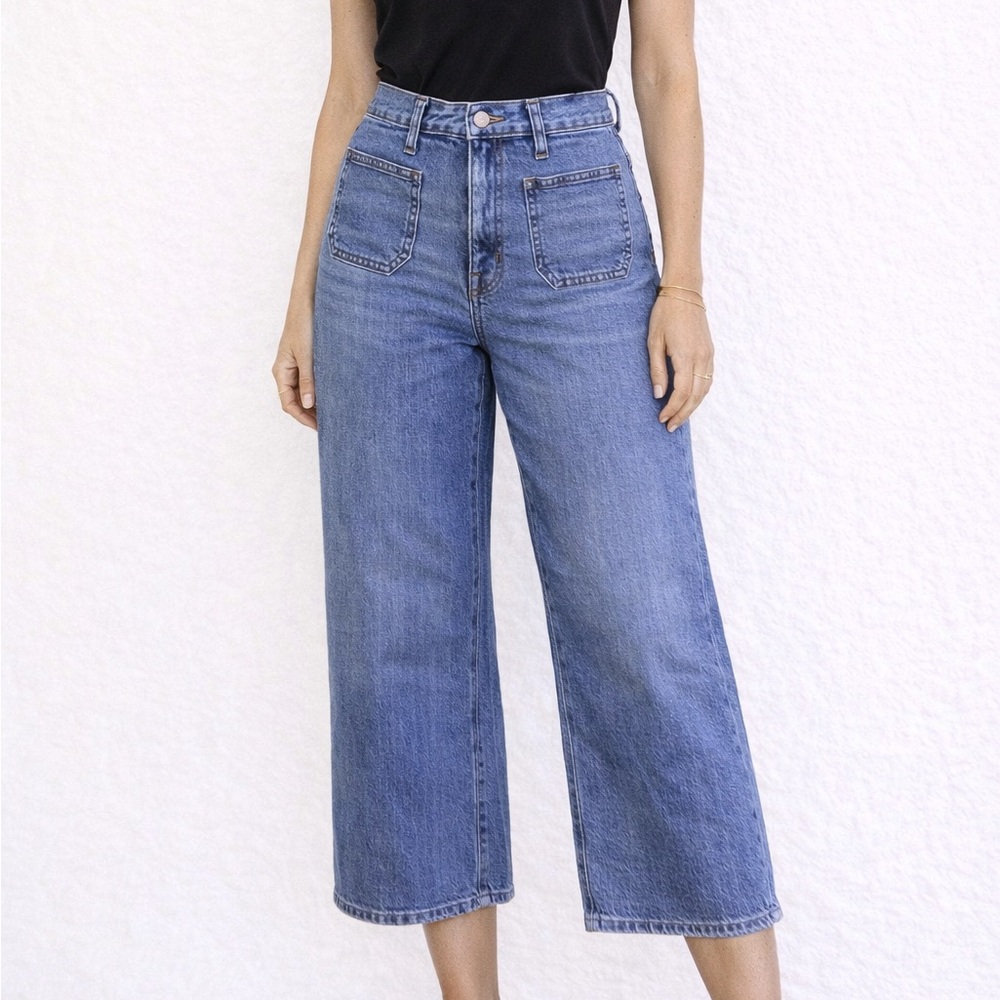 Madewell Wide Leg Crop Jean 27